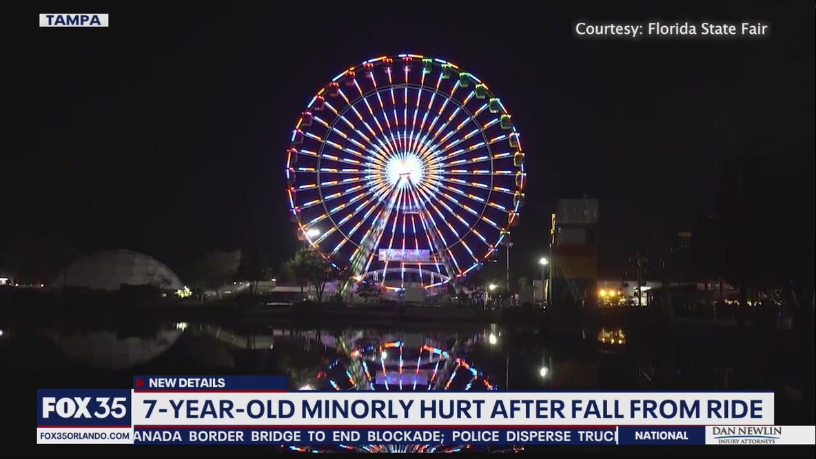Girl injured after falling from gondola ride at Florida State Fair, deputies say
